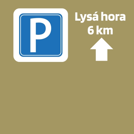 Parkování u Hotelu Sepetná,<br />
jen 6 km pod Lysou horou.<br />