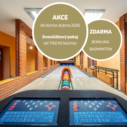 Akce pro firemní klientelu<br />
bowling | badminton - ZDARMA!<br />

